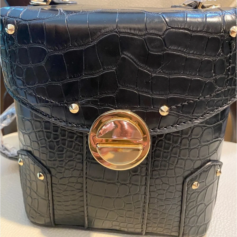 Croco bag black - Picture 2 of 7